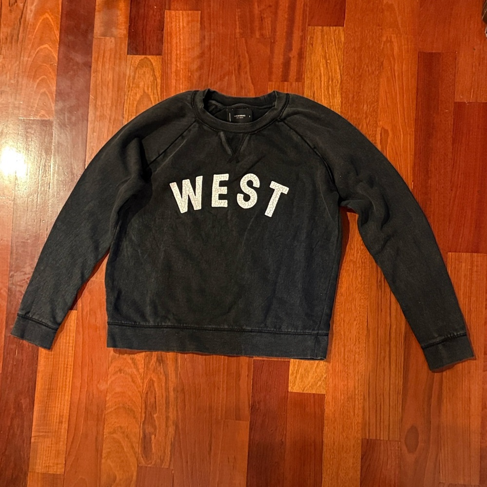 Lucky Brand Faded Black Sweatshirt Women’s